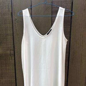 Anthropologie Soprano White Tank Top (LG)